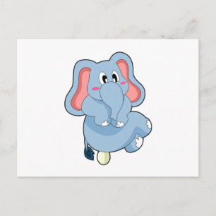 Elefantenei Postkarte