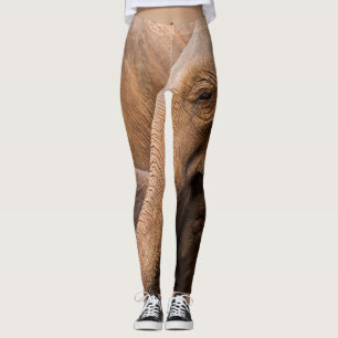 Elefantenfamilie: Majestic Wildlife Leggings