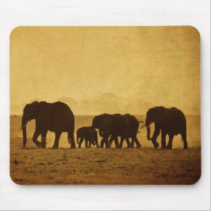 Elefantenfamilie Mousepad