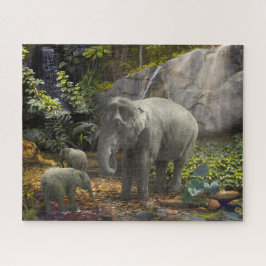 Elefantenfamilie RAIN FOREST PARTY