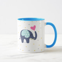 Elefantengedruckte niedliche Kaffee-Tasse Tasse