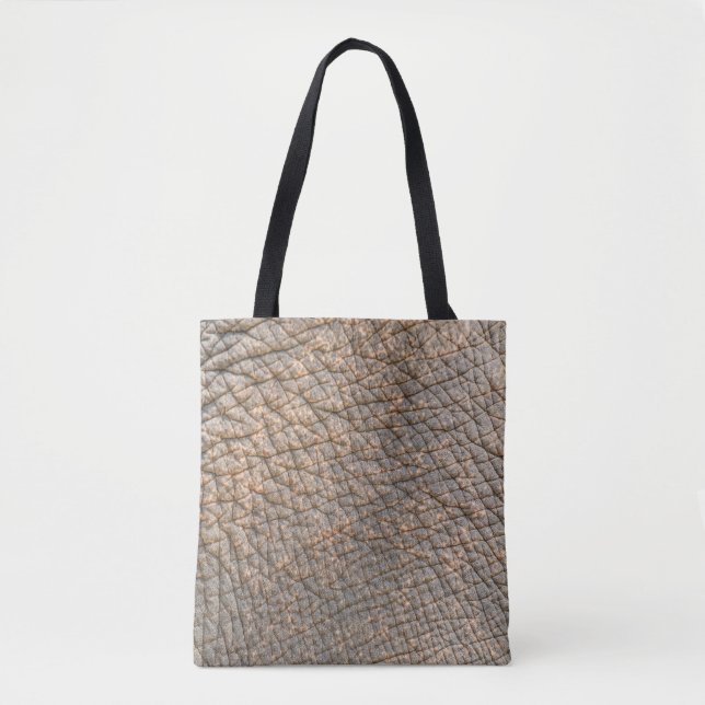 Elefantenhaut: Abstrakter Hintergrund Tasche (Vorderseite)