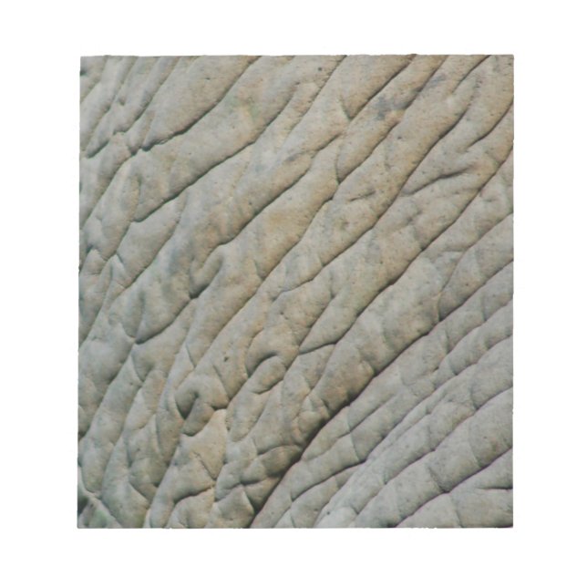 Elefantenhaut Personalisiert mit Ihrem Namen Notizblock (Vorderseite)