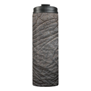 Elefantenhauttextur Thermosbecher