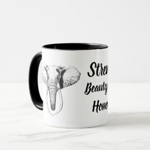 Elefantenkaffee-Tasse, motivierend Tasse