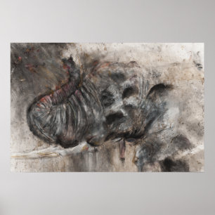 Elefantenkunst Poster