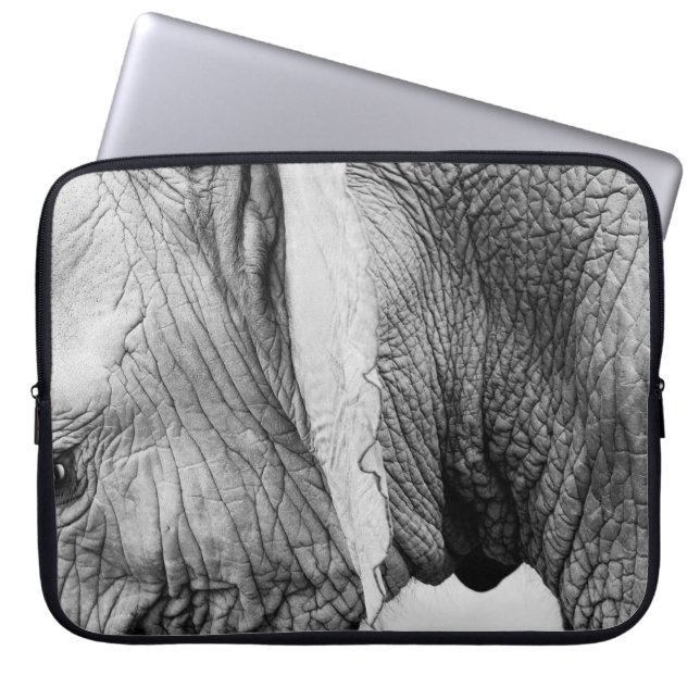 Elefantenleder Laptopschutzhülle (Vorderseite)