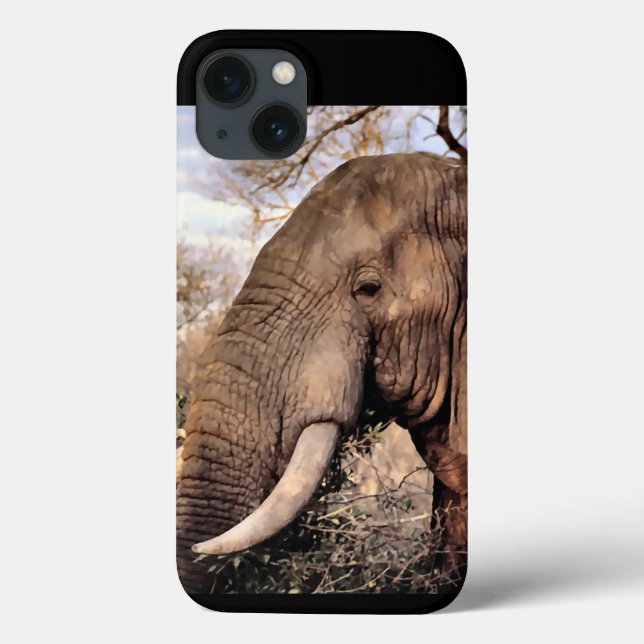 Elefantenliebhaber Case-Mate iPhone Hülle (Rückseite)