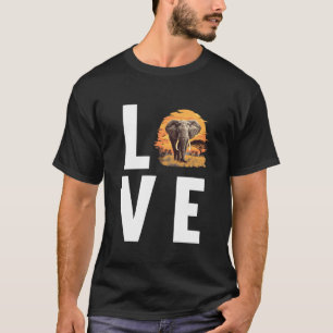 Elefantenliebhaber Elefant T-Shirt