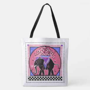 Elefantenparade in Rosa Tasche