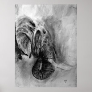 Elefantenposter 18x24 poster