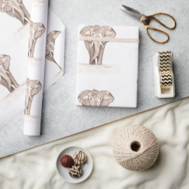 Elefantenschmuck Geschenkpapier