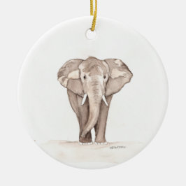 Elefantenschmuck Keramik Ornament