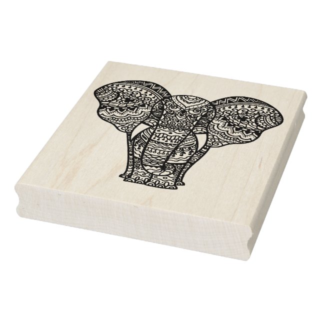 Elefantenstil Gummistempel (Stempel)