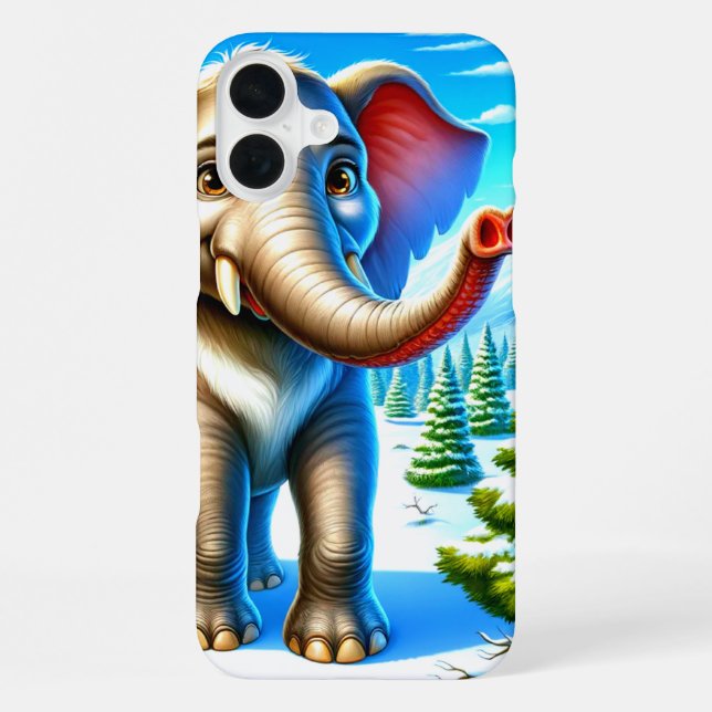 Elefantentelefonhülle iPhone 16 Plus Hülle (Rückseite)