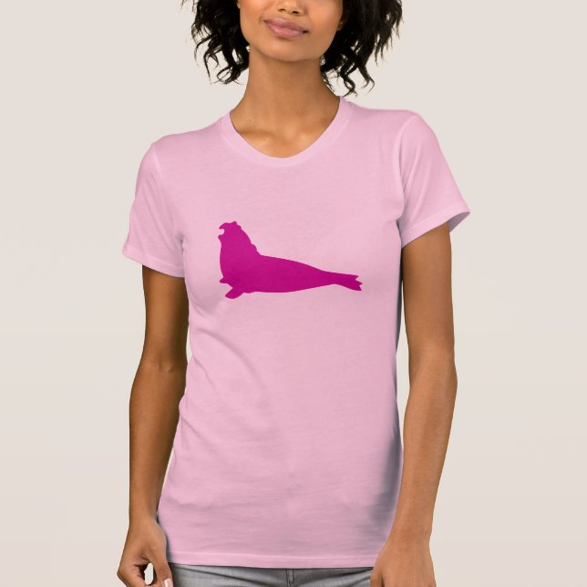 Elefantes Siegel Shirt Fuschia (Vorderseite)