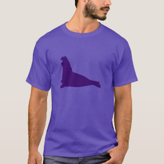 Elefantes Siegel Shirt Tiefe Lila