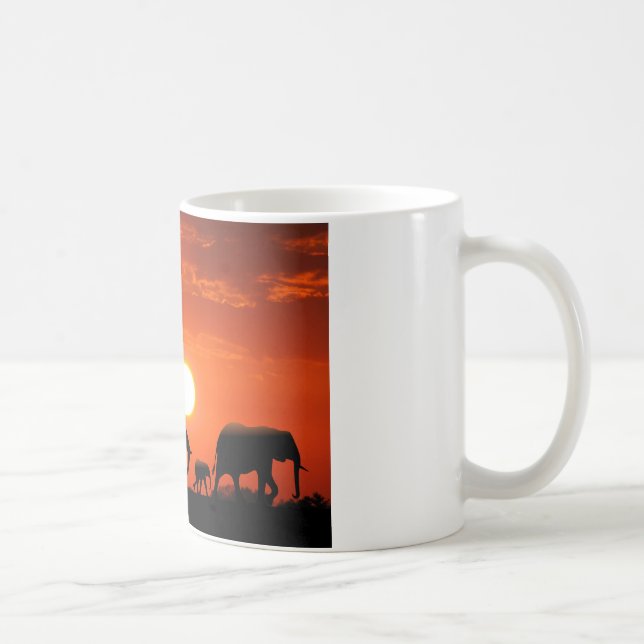Elefantfamilie Kaffeetasse (Rechts)