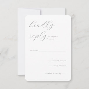 Eleg RSVP Karte