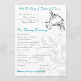 EleganBlue and Gray Hummingbird Kiss Love Bird Programm