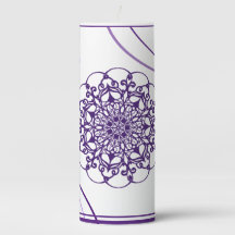 Elegance Arabian Digital Ornament Säule Kerze