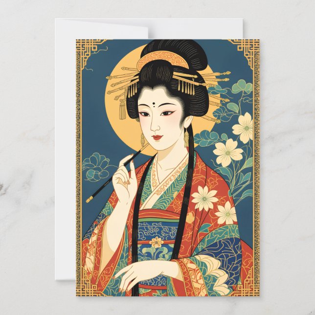 "Élégance bohème | Faire-part de mariage unique (Recto)