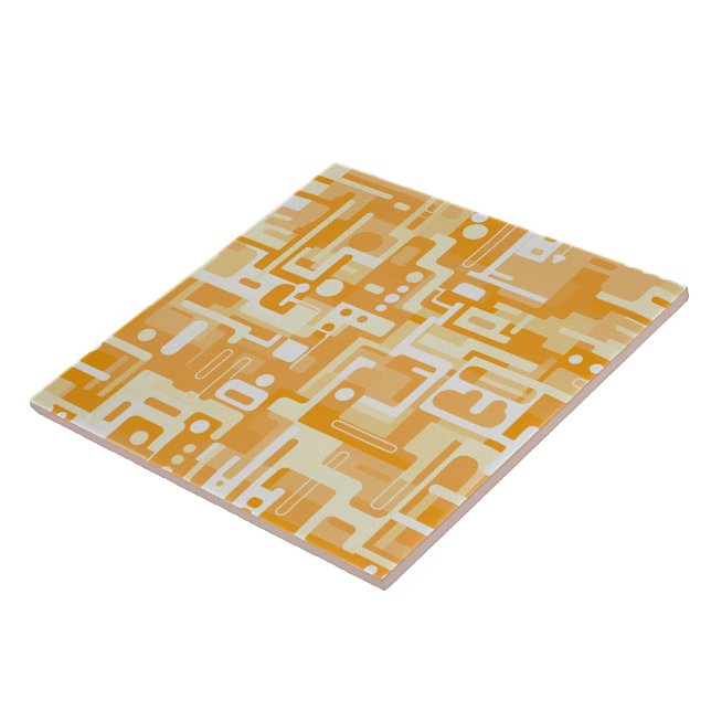 Elegance Chic Apricot Textur Fliese (Seite)