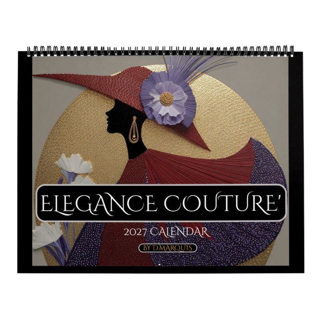 ELEGANCE COUTURE' 2027 KALENDER (Titelbild)