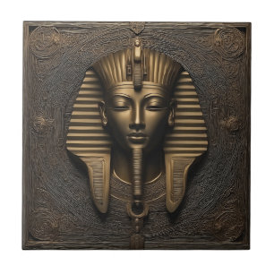 Elégance de Pharaon : Carreaux de cuivre et d'or l