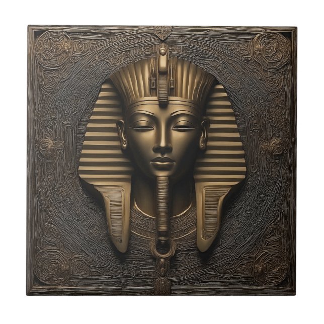 Elégance de Pharaon : Carreaux de cuivre et d'or l (Devant)