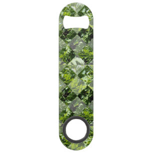Élégance d'émeraude : Feuilles verts en coupe diam
