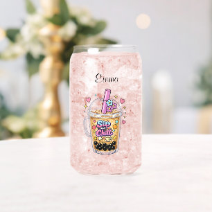 élégance du bubble tea esthétique fantaisiste sur 