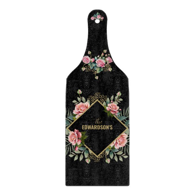 Elégance du jardin : Planche à découper botanique (Devant)