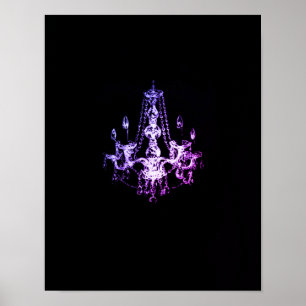 Élégance du lustre - Poster (option toile)