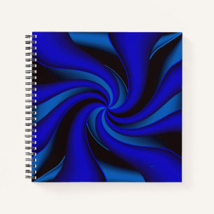 Elegance en bleu.... notizbuch