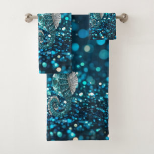 Élégance en mouvement : Aqua Seahorse sur Aqua Bok
