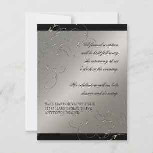 Élégance en tenue de soirée, Cartes d'invitation à