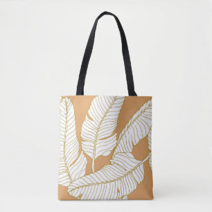 Elegance Floral: Abstraktes Muster Hintergrund. Tasche