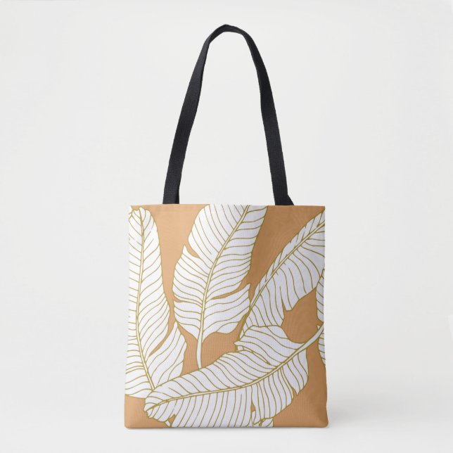 Elegance Floral: Abstraktes Muster Hintergrund. Tasche (Vorderseite)