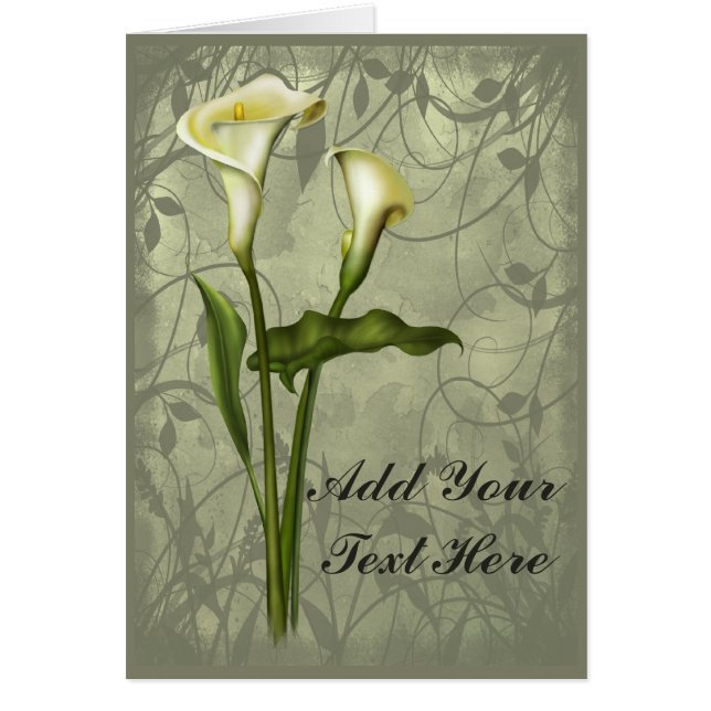 Élégance florale de calla (Devant)