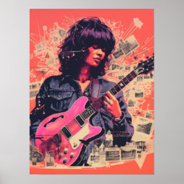 Elegance gestalten: Die Kunst des Rock Poster