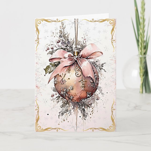 Elegance im Zauber der Jahreszeit Karte (Vorderseite)