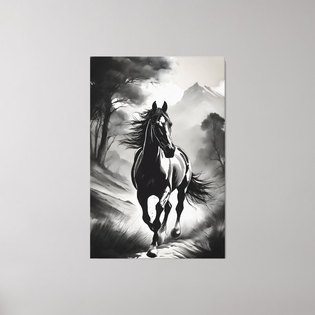 Elegance in Motion Leinwanddruck (Vorderseite)