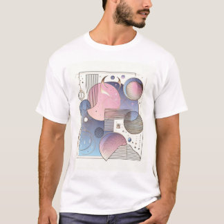 Elégance intemporelle Abstract Design T-shirt