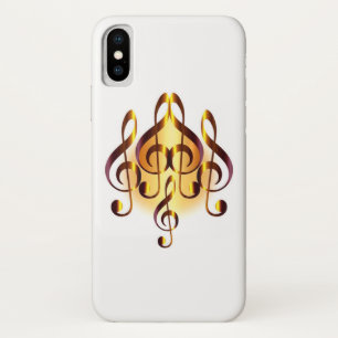Elegance Musical Heart Design White Case-Mate iPhone Hülle