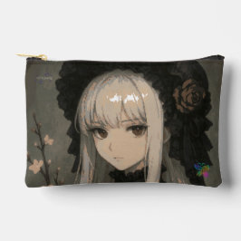 Elegance of the Midnight Blossom Maiden Standard Zubehörtasche