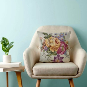 Élégance : Oreiller à lancer inspiré de la porcela