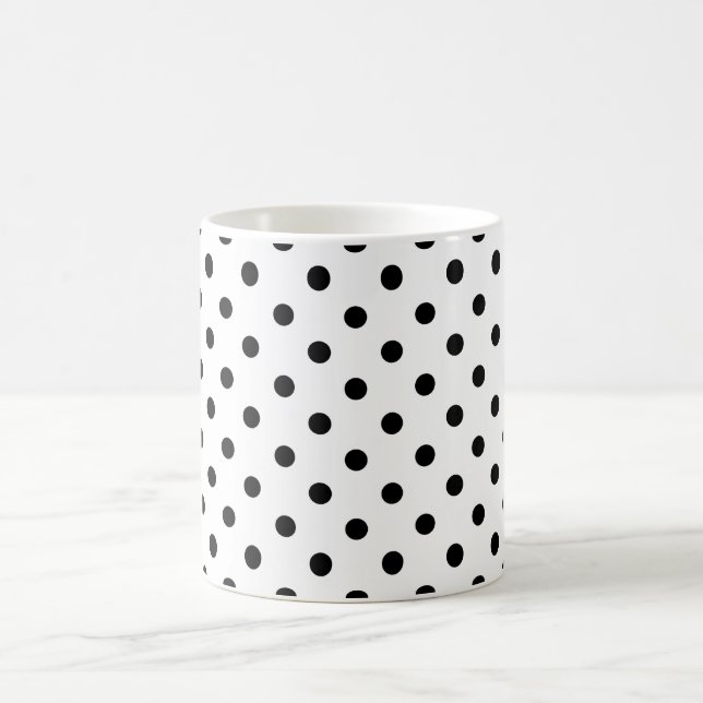 🌼 Élégance pointillée : Mug rond Cercle (Centre)