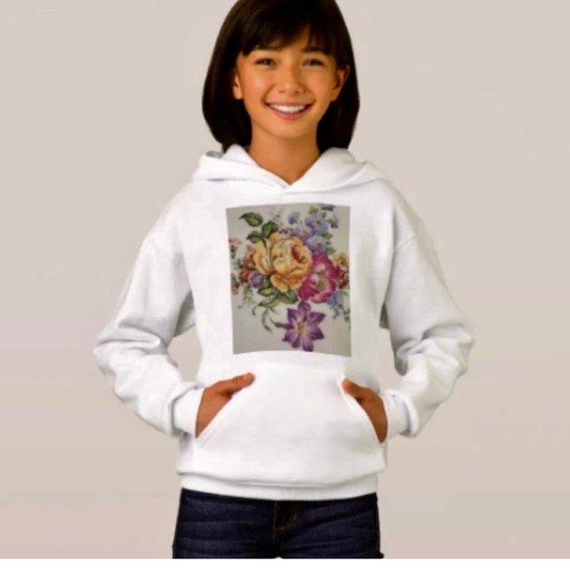 Elegance: Porzellan Inspiriert Hoodie (Von Creator hochgeladen)