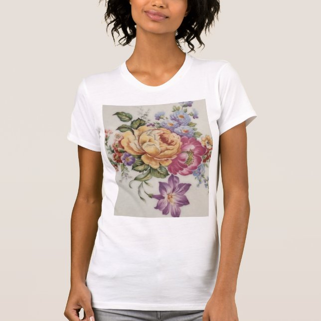Elegance: Porzellan Inspiriert T - Shirt (Vorderseite)